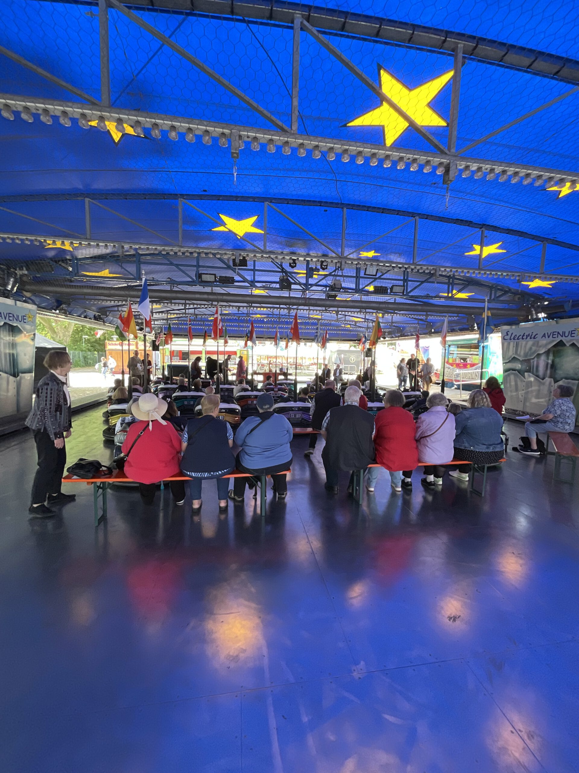 Autoscooter auf dem Pfalzfest